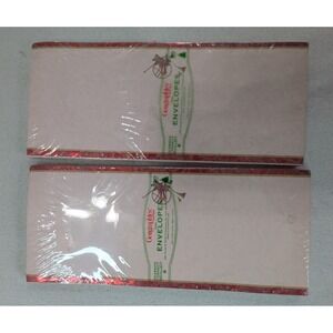Geographics Envelopes Unisex 4.125x9.5 Burgundy NEW 40ct Foil Damask 49064